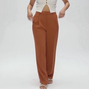 Wilfred Terracotta Wide Leg Pants